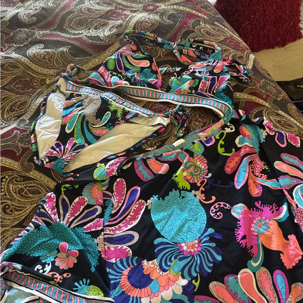 Trina Turk Vibrant Floral Bikini Set